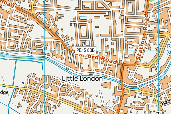 PE15 8BB map - OS VectorMap District (Ordnance Survey)