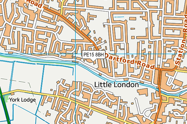 PE15 8BH map - OS VectorMap District (Ordnance Survey)