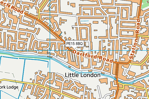 Map of RICHMOND & VAWSER LTD at district scale