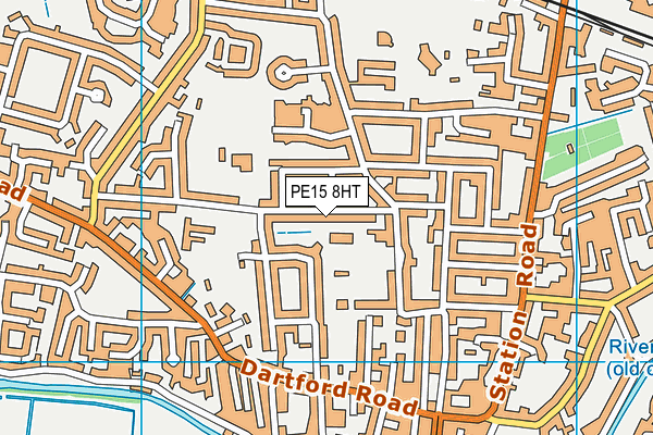 PE15 8HT map - OS VectorMap District (Ordnance Survey)