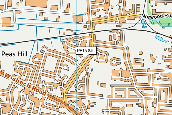 Map of S.J. SURVEYING SERVICES LTD. at district scale