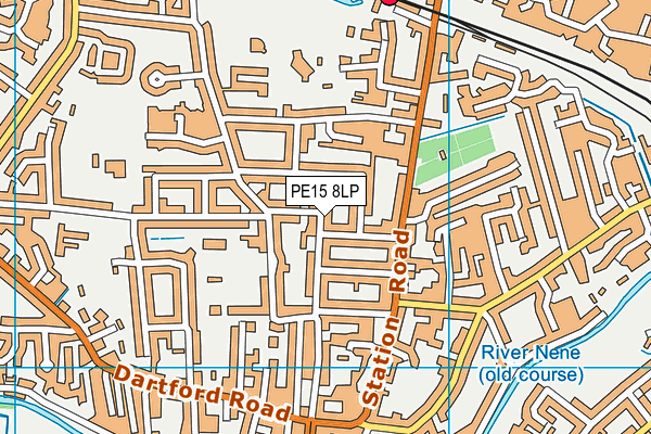 PE15 8LP map - OS VectorMap District (Ordnance Survey)