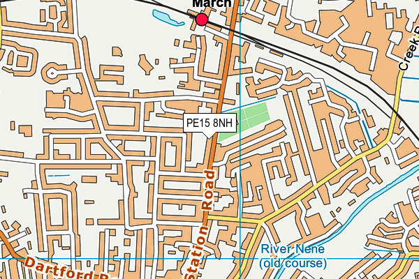 PE15 8NH map - OS VectorMap District (Ordnance Survey)