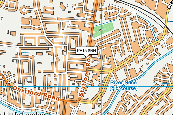 PE15 8NN map - OS VectorMap District (Ordnance Survey)