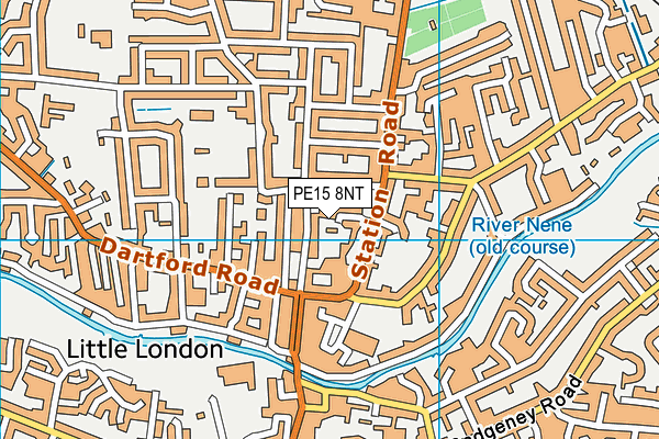 PE15 8NT map - OS VectorMap District (Ordnance Survey)