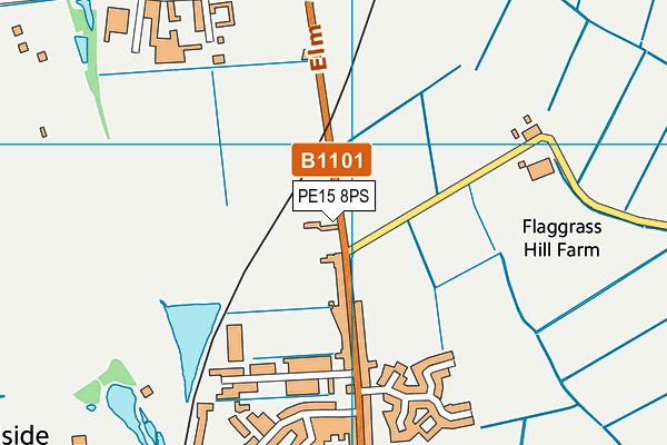 PE15 8PS map - OS VectorMap District (Ordnance Survey)