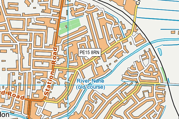 PE15 8RN map - OS VectorMap District (Ordnance Survey)