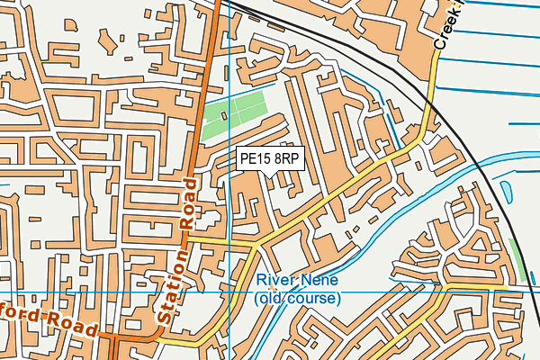 PE15 8RP map - OS VectorMap District (Ordnance Survey)