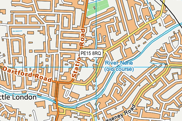 PE15 8RQ map - OS VectorMap District (Ordnance Survey)