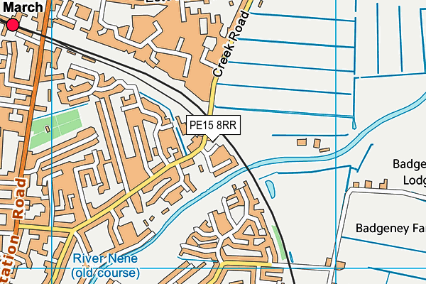 PE15 8RR map - OS VectorMap District (Ordnance Survey)