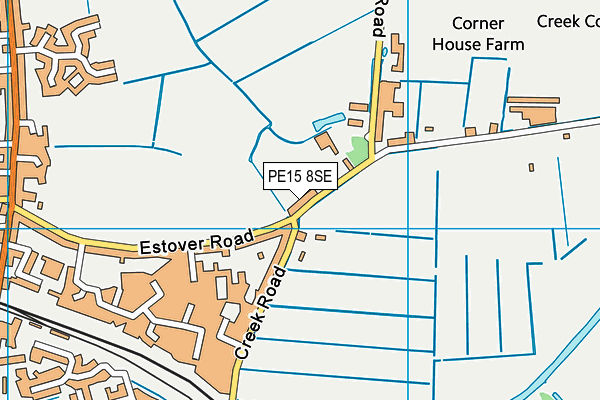 PE15 8SE map - OS VectorMap District (Ordnance Survey)