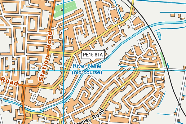 PE15 8TA map - OS VectorMap District (Ordnance Survey)