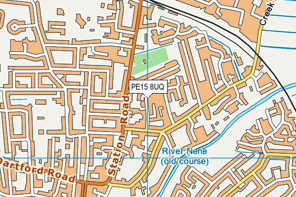 PE15 8UQ map - OS VectorMap District (Ordnance Survey)