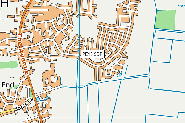 PE15 9DP map - OS VectorMap District (Ordnance Survey)