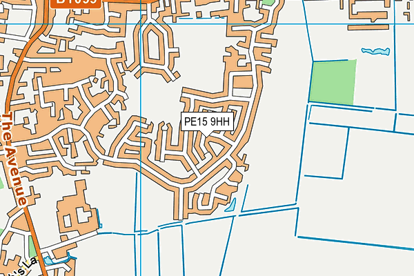 PE15 9HH map - OS VectorMap District (Ordnance Survey)