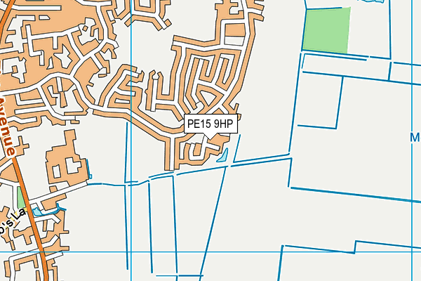 PE15 9HP map - OS VectorMap District (Ordnance Survey)