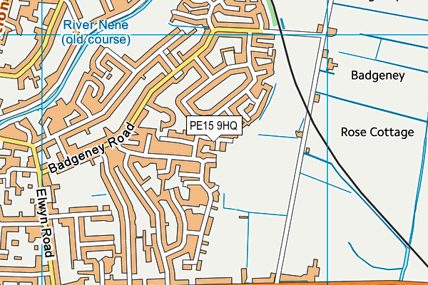 PE15 9HQ map - OS VectorMap District (Ordnance Survey)