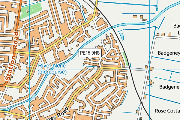 PE15 9HS map - OS VectorMap District (Ordnance Survey)