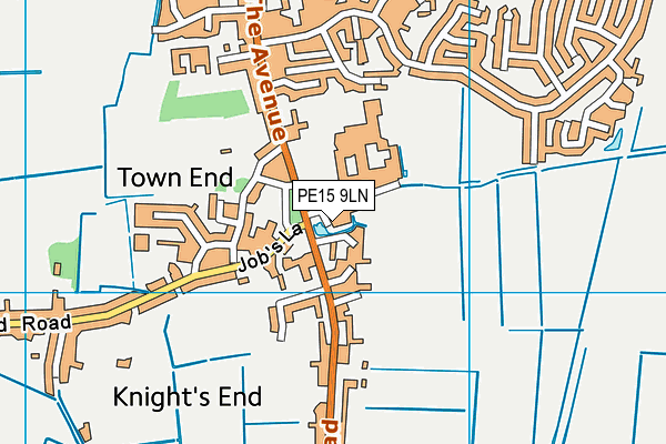 PE15 9LN map - OS VectorMap District (Ordnance Survey)