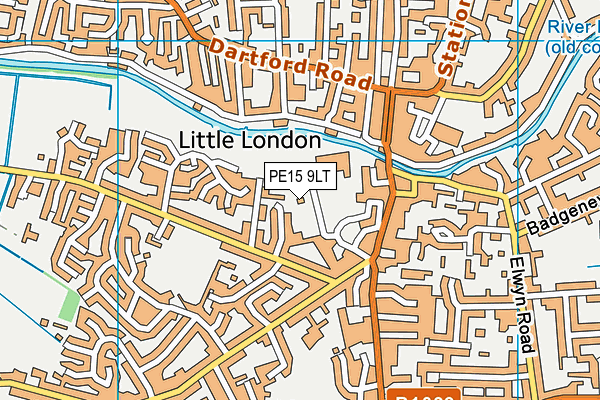 PE15 9LT map - OS VectorMap District (Ordnance Survey)