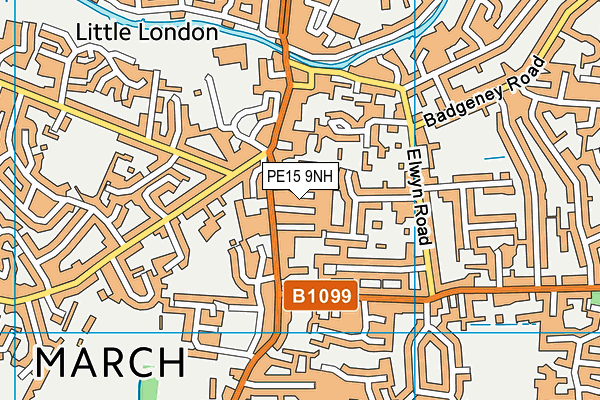 PE15 9NH map - OS VectorMap District (Ordnance Survey)