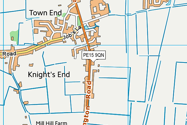 PE15 9QN map - OS VectorMap District (Ordnance Survey)