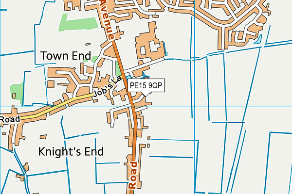 PE15 9QP map - OS VectorMap District (Ordnance Survey)