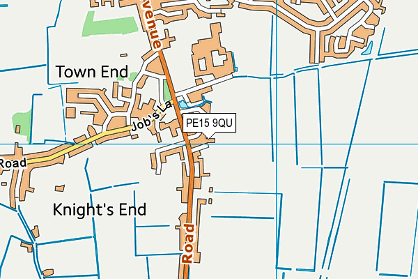 PE15 9QU map - OS VectorMap District (Ordnance Survey)