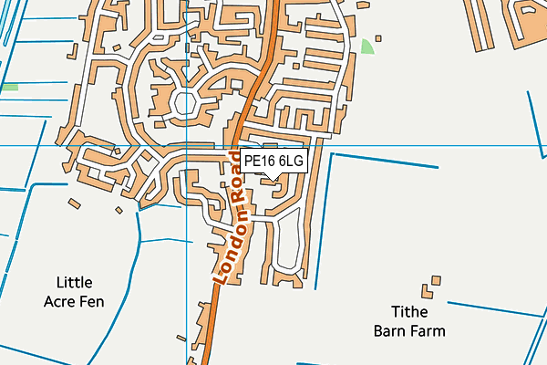 Map of 127 LONDON ROAD (CHATTERIS) LIMITED at district scale