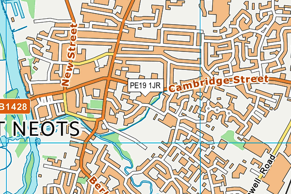 PE19 1JR map - OS VectorMap District (Ordnance Survey)