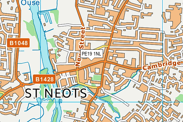 PE19 1NL map - OS VectorMap District (Ordnance Survey)