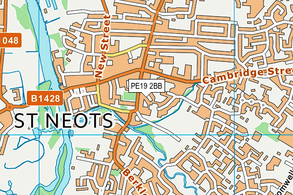 PE19 2BB map - OS VectorMap District (Ordnance Survey)