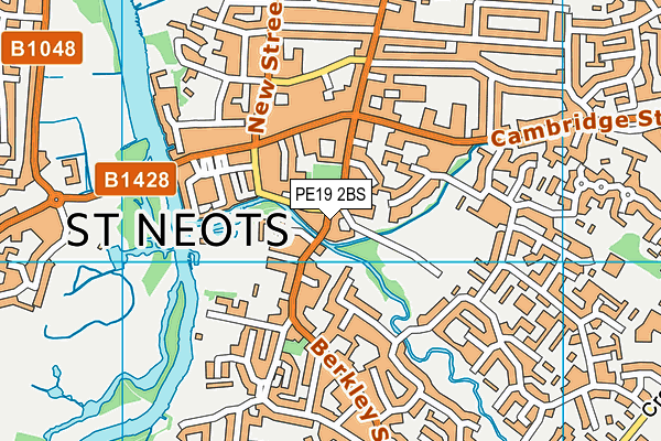 PE19 2BS map - OS VectorMap District (Ordnance Survey)