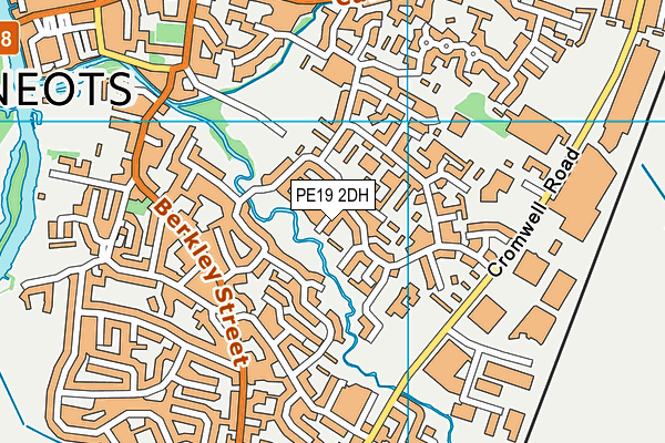 PE19 2DH map - OS VectorMap District (Ordnance Survey)