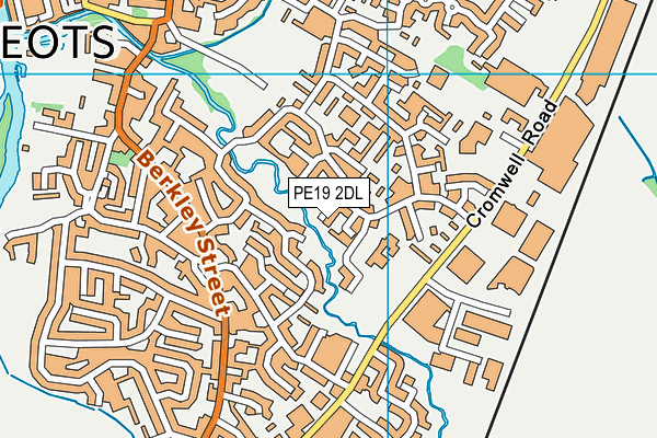 PE19 2DL map - OS VectorMap District (Ordnance Survey)