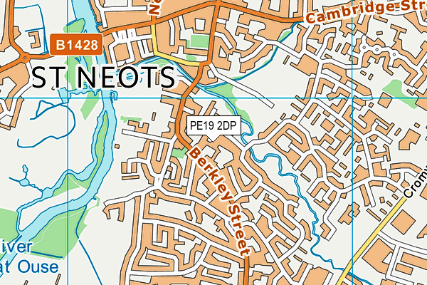 PE19 2DP map - OS VectorMap District (Ordnance Survey)