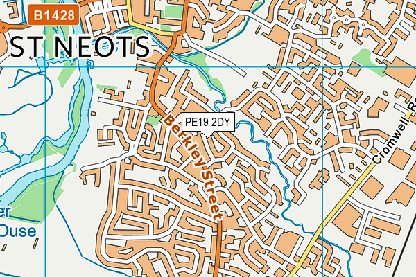 PE19 2DY map - OS VectorMap District (Ordnance Survey)