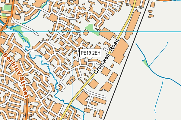 PE19 2EH map - OS VectorMap District (Ordnance Survey)