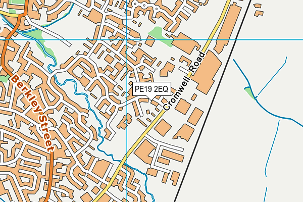 PE19 2EQ map - OS VectorMap District (Ordnance Survey)