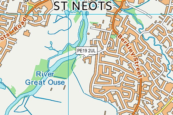 PE19 2UL map - OS VectorMap District (Ordnance Survey)