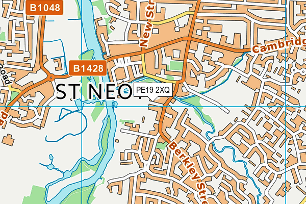 PE19 2XQ map - OS VectorMap District (Ordnance Survey)