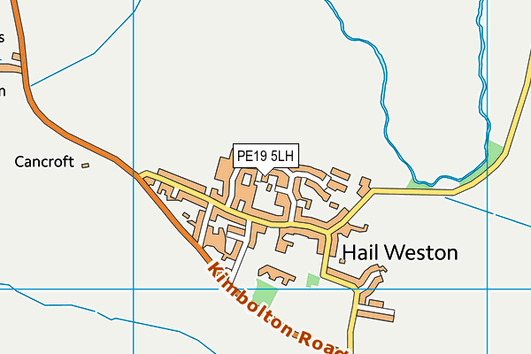 PE19 5LH map - OS VectorMap District (Ordnance Survey)