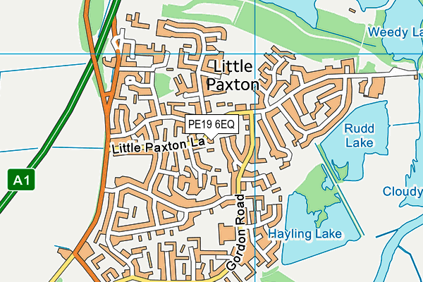 PE19 6EQ map - OS VectorMap District (Ordnance Survey)
