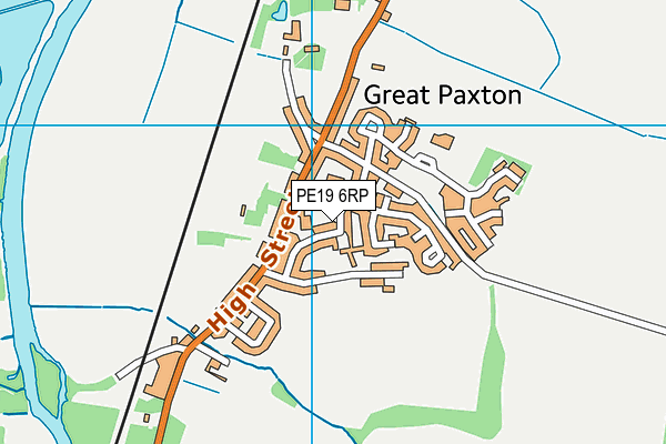 Map of GOSSIP HAIRDRESSING (ST. NEOTS) LLP at district scale