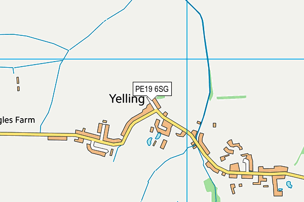 PE19 6SG map - OS VectorMap District (Ordnance Survey)