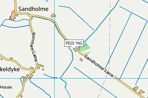 PE20 1NG map - OS VectorMap District (Ordnance Survey)