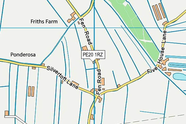 Map of RICHARD AUSTIN AGRICULTURE LIMITED at district scale