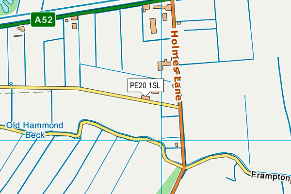 PE20 1SL map - OS VectorMap District (Ordnance Survey)