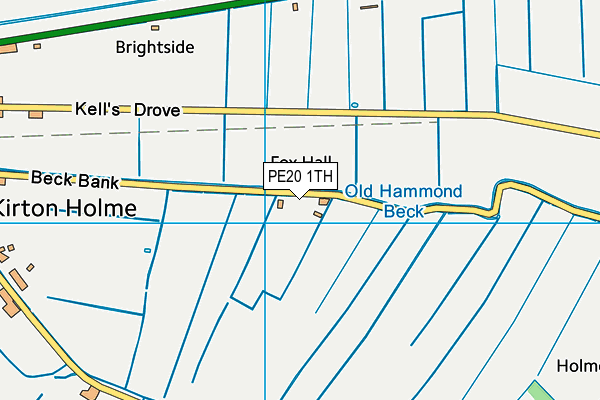 PE20 1TH map - OS VectorMap District (Ordnance Survey)