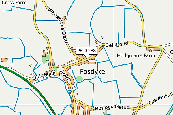 Map of FOSDYKE ACCOUNTANCY SERVICES LIMITED at district scale